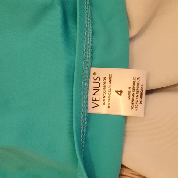 Venus Monokini in Teal Size 4 - Picture 4 of 7